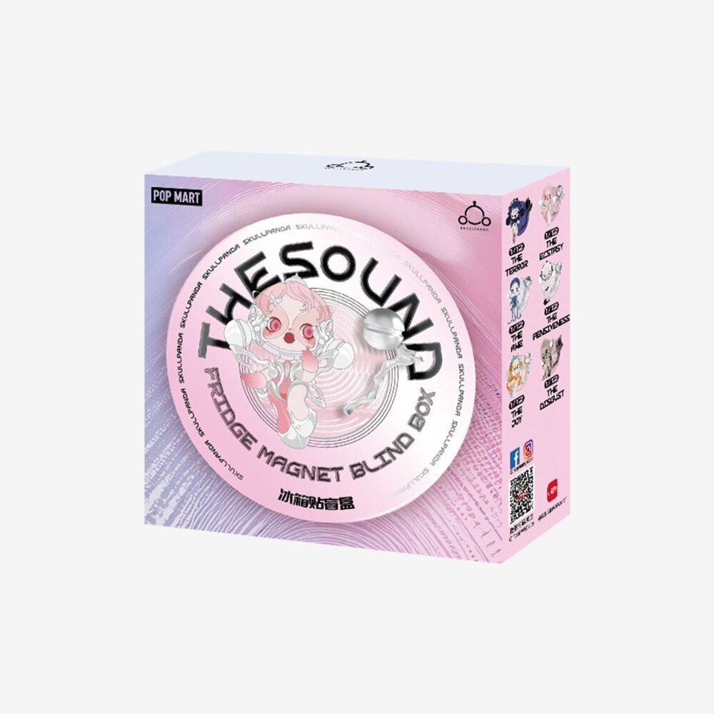 POP MART x Skullpanda The Sound Series Fridge Magnet - The Admiration - Sealed - Picture 2 of 3